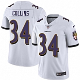 Nike Men & Women & Youth Ravens 34 Alex Collins White NFL Vapor Untouchable Limited Jersey,baseball caps,new era cap wholesale,wholesale hats